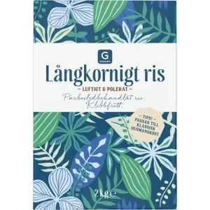 Garant Långkornigt ris - 2 kg