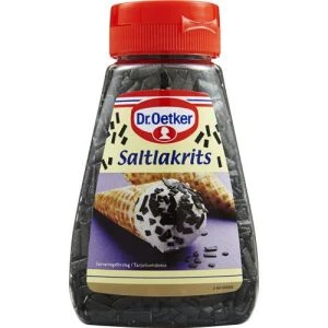 Dr. Oetker Sprinkles Salty Liquorice - 90 g