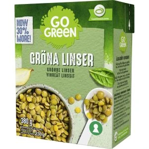GoGreen Gröna linser - 380g