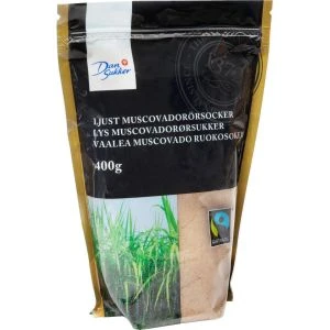 DAN SUKKER Ljust Muscovadorörsocker Fairtrade - 400g