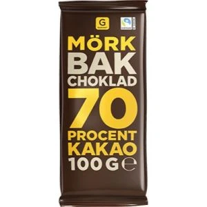 Garant Bakchoklad mörk 70% - 100 gram