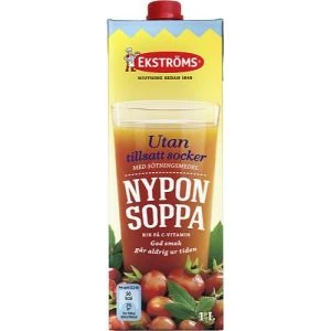 Ekströms Nyponsoppa utan tills socker - 1 l