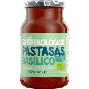 Garant ekologiska varor Pastasås Basilico eko - 400 G