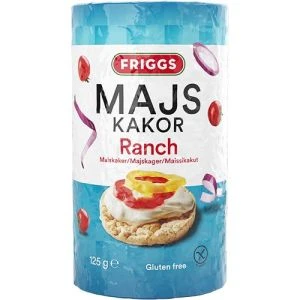 Friggs Majskakor - Ranch - 125g