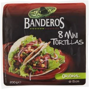 Banderos Mini tortilla wraps  - 8-pack