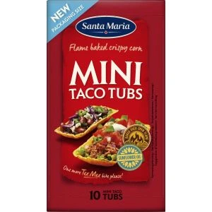 Santa Maria Mini Taco Tubs - 86g