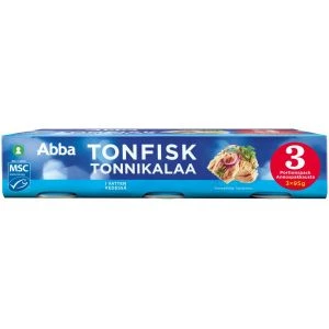 ABBA MSC Tonfisk i vatten 3-pack - 285 g