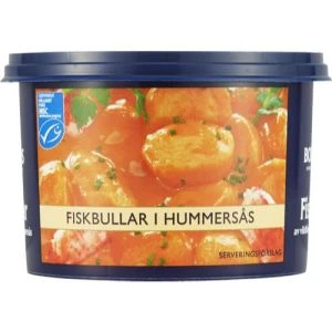 Bornholms Fiskbullar i hummersås - 375 gram
