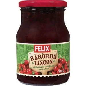 Felix Rårörda lingon - 410 g