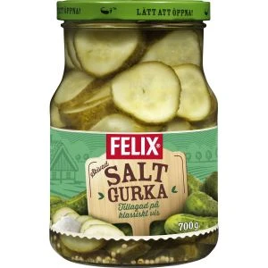 Felix Saltgurka skivad - 700 g