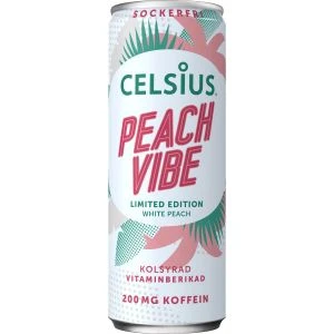 Celsius White Peach - 355 ml