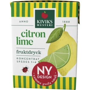 Kiviks Musteri Citron Lime Fruktdryck Konc - 2 dl