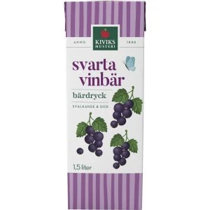 Kiviks Musteri Svarta Vinbär Bärdryck  - 1.5 L