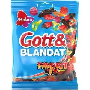 Malaco G&B Favoritmix - 190 g