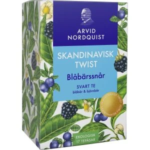 Arvid Nordquist Blåbärssnår, svart te - 17 st