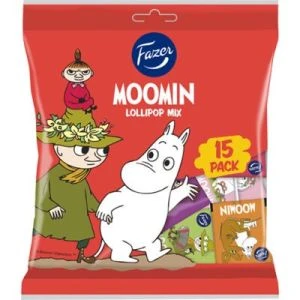 Fazer Moomin Lollipop Mix - 15-PACK