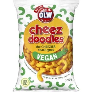 OLW Ostbågar cheez doodles vegan - 200g