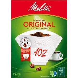 Melitta Kaffe filter 102 vit - 80st