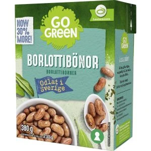 GoGreen Borlottibönor Svenskodlade - 380g