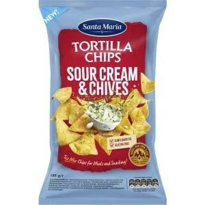 Santa Maria Tortilla Chips Sourcream & Chives - 185 g