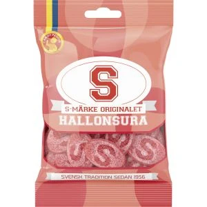 Candypeople S-Märke Hallonsura - 80g