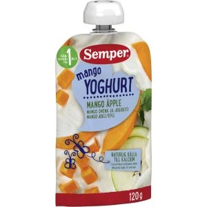Semper Yoghurt Mango 1 år - 120g
