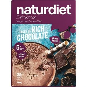Naturdiet Drinkmix Chocolate - 25 påsar