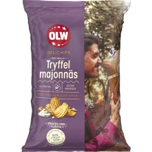 OLW Premiumchips Deli Tryffelmajonnäs - 150g