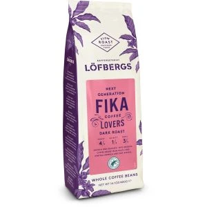 Löfbergs Fika dark roast whole beans - 400 g
