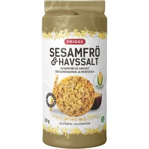 Friggs Majskakor Sesam Seasalt - 130 g