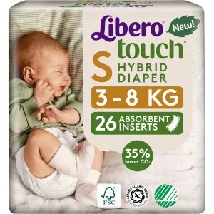 LIBERO Touch S Blöjor 3-8kg - 26PC