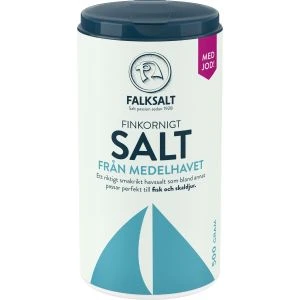 Falksalt Finkornigt Salt fr Medelhavet m jod - 500g