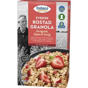 Frebaco Kvarn Rostad Granola Jordg Äpple & Vanilj - 450 g