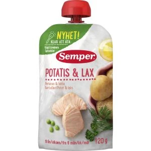 KORT DATUM (2023-06-08) - Semper RTE POTATIS & LAX 6 MÅN - 120g