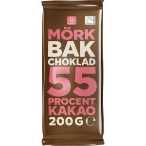Garant Bakchoklad mörk 55% - 200gr
