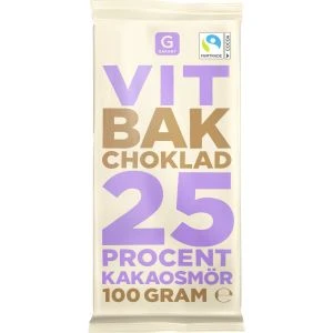 Garant Bakchoklad vit - 100gr