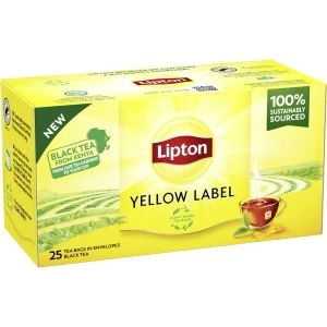 Lipton Svart te Yellow Label - 25st