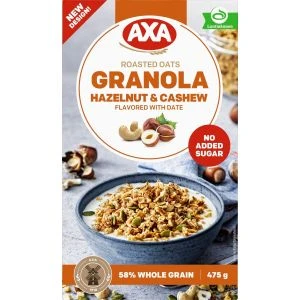 AXA Granola Hazelnut & Cashew - 475 gram