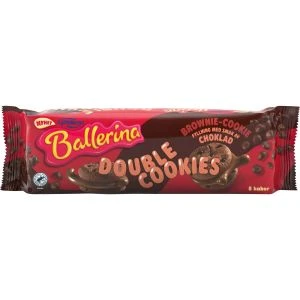 Ballerina Dubbla Cookies Brownie kakor - 168 g