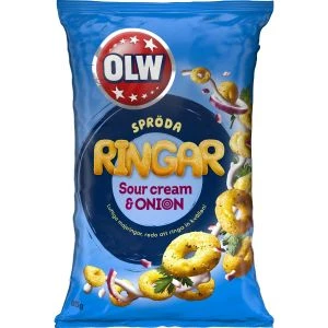 OLW Ringar Sourcream & Onion - 85g