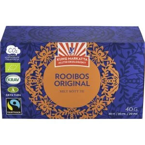 Kung Markatta Te Rooibos KRAV FT - 20 påsar