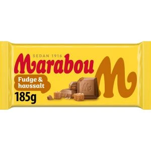 Marabou Fudge & havssalt - 185 g