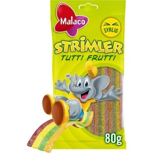Malaco Strimler Tutti Frutti - 80g