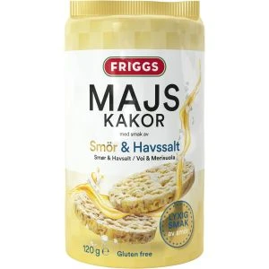 Friggs Majskaka Smör & Havssalt - 120 g