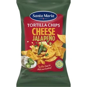 Santa Maria Tortilla Chips Cheese & Jalapeño - 185 g