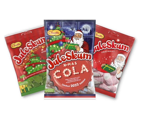 Svenska julprodukter - Med årets smak av Juleskum, X-mas Cola