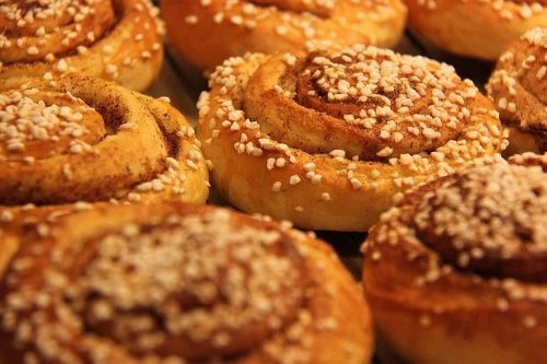 Kanelbullar. Kanelbullens dag 4:e oktober.